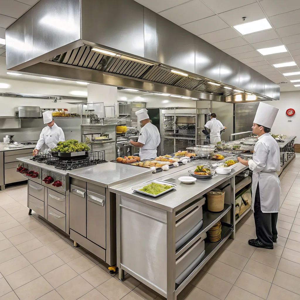 Image of the DRANTHOLIVEX Culinary School kitchen